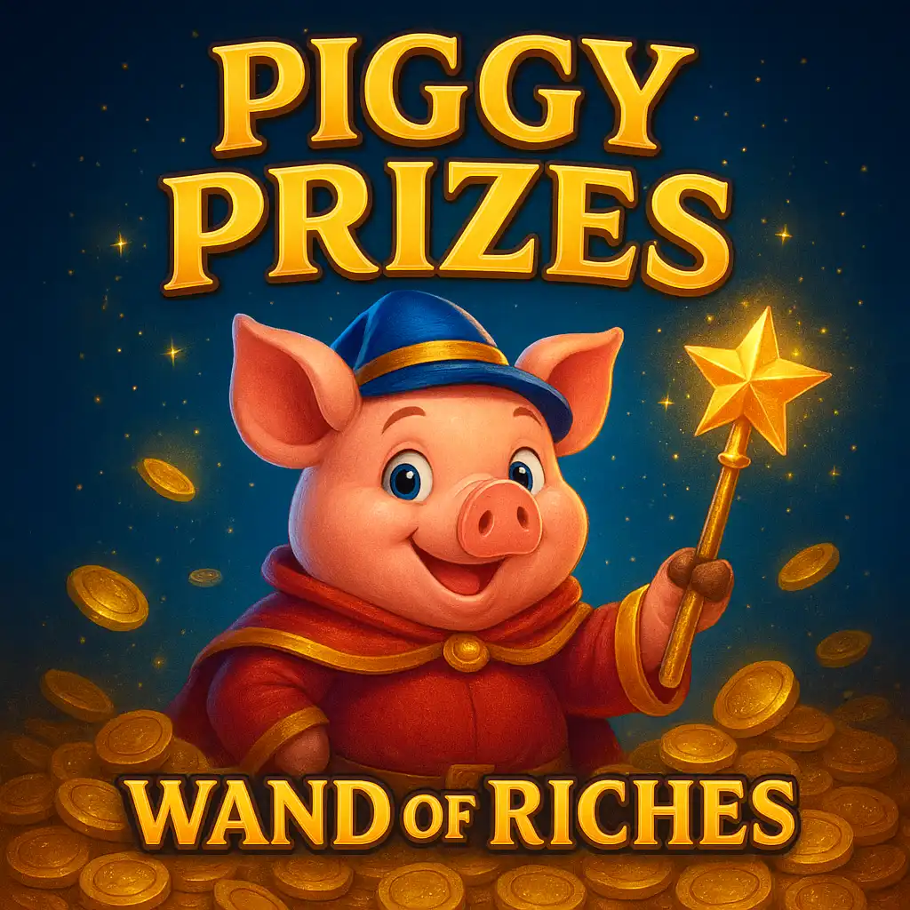 Piggy Prizes Wand of Riches slot game screenshot